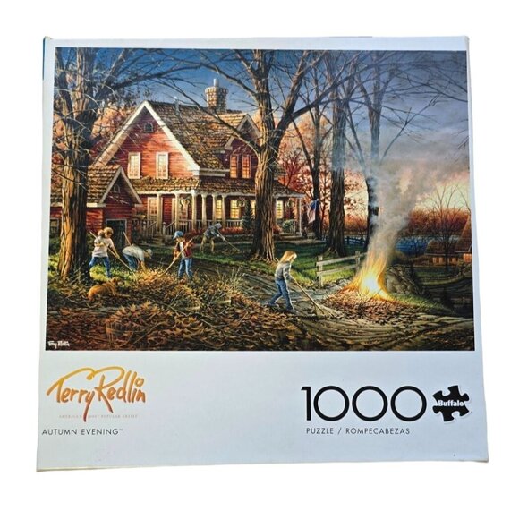 Terry Redlin "Autumn Evening" 1000 Piece Buffalo Games Puzzle Complete - Picture 1 of 14